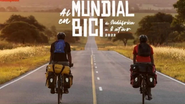 A Qatar en bici: mirá quiénes van a alentar a la Scaloneta sobre 2 ruedas (“todo a pedal” busca sponsors que lo acompañen en la travesía)