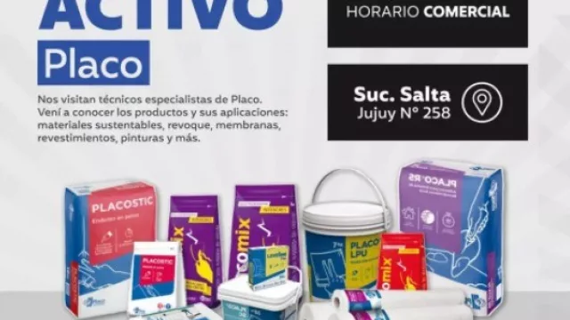 Invitación: se presentan productos de Placo Argentina y sus aplicaciones