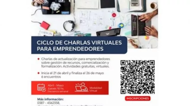Capacitación virtual para emprendedores: últimos días para inscribirse (el curso comienza este jueves)