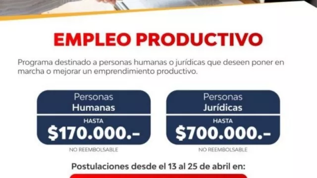 Ofrecen financiamiento para la generación de empleo productivo (¡atención emprendedores!)