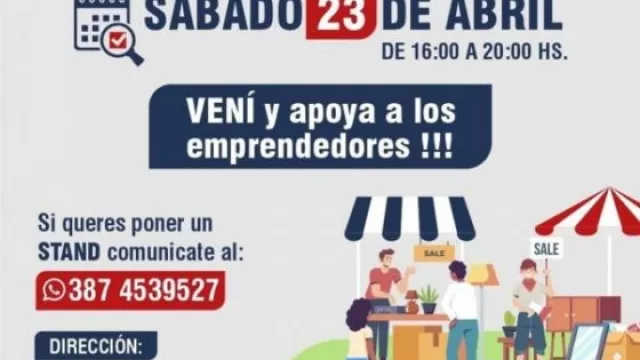 Feria de emprendedores de toda la provincia (en el parque Bicentenario)
