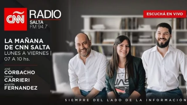 La “Mañana de CNN Salta” marca la agenda de noticias por tercer año consecutivo