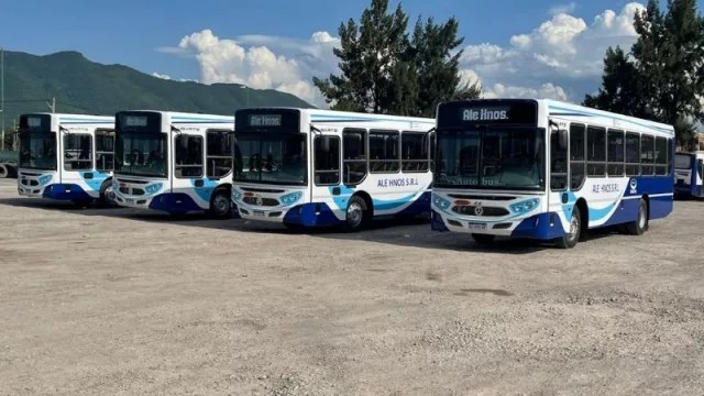 ALE HNOS sumó cuatro colectivos 0 KM con rampa automática (y para mayo se esperan otros cuatro)