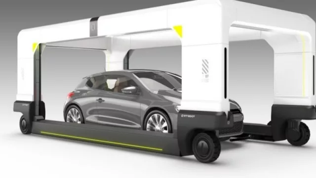 Rápido y económico, producto del ingenio local: un robot autónomo optimiza el estacionamiento