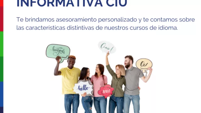 ¿Ya sabés qué idioma vas a estudiar el próximo año? Para que no tengas dudas, agendá esta charla informativa 