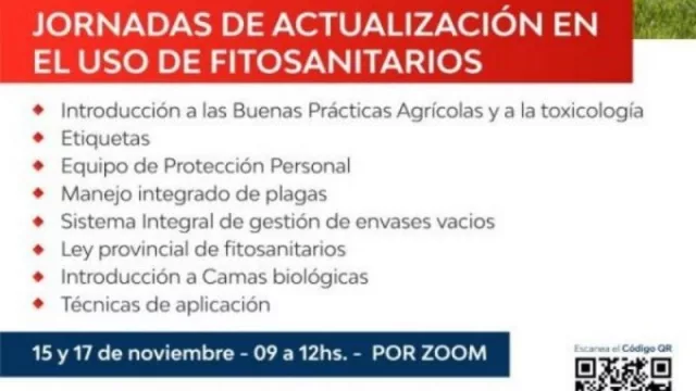 Con capacitación se fortalece al sector de aplicadores de fitosanitarios