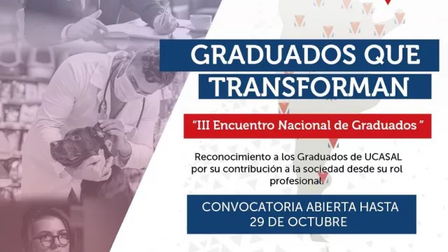 “Graduados que Transforman": la Universidad Católica reconoce la labor de sus estudiantes