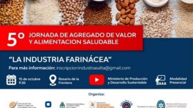 ¿Te interesa la industria de las harinas? Este viernes podés capacitarte en el tema