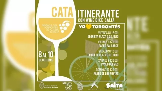 La Semana del Torrontés se vive también en la ciudad, sumate a las catas itinerantes