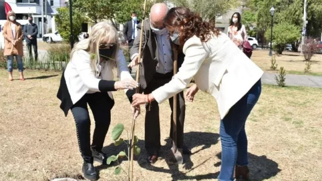 Grupo Pieve y la Municipalidad de Salta embellecieron Plaza Chile (con el sello Gudiño) 