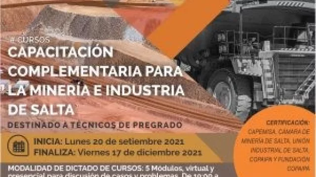 COPAIPA capacitará a profesionales en Minería y en la Ley Micaela