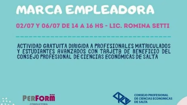 “Marca Empleadora”: Atentos a esta nueva capacitación del Consejo de Ciencias Económicas 