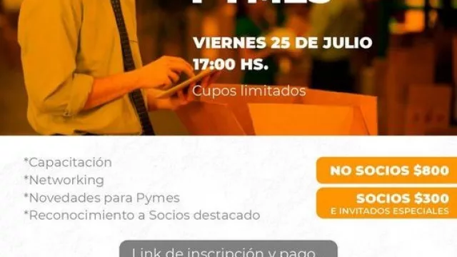 ¡Agendá! Día de las pymes: encuentro y capacitación este viernes 25 