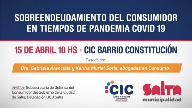 Se busca ayudar a los vecinos a afrontar situaciones de sobreendeudamiento en tiempos de pandemia