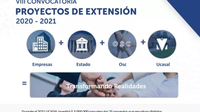La UCASAL destina $ 3 millones para el financiamiento de proyectos de extensión con fines sociales