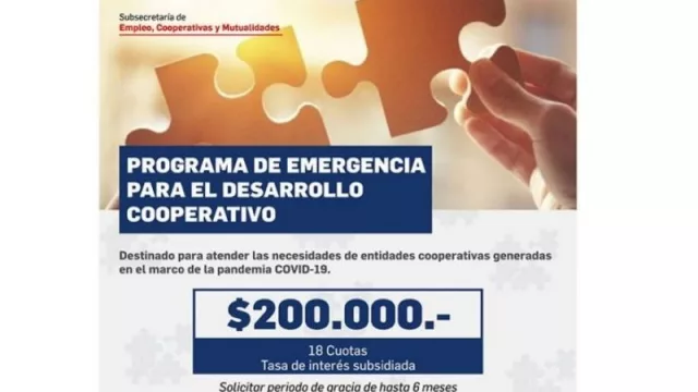 Hasta el viernes las cooperativas salteñas podrán solicitar créditos promocionales de hasta $ 200.000