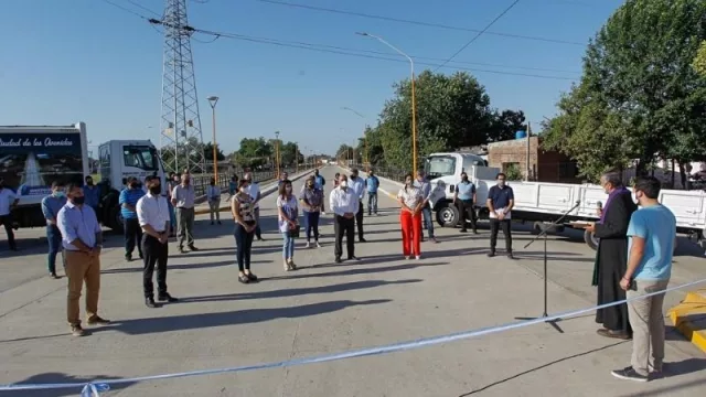 En Aguilares se inauguró obras para prevenir inundaciones y mejorar la conectividad 