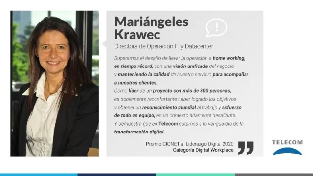 Premian a Telecom por su rápida implementación de home working en esta pandemia