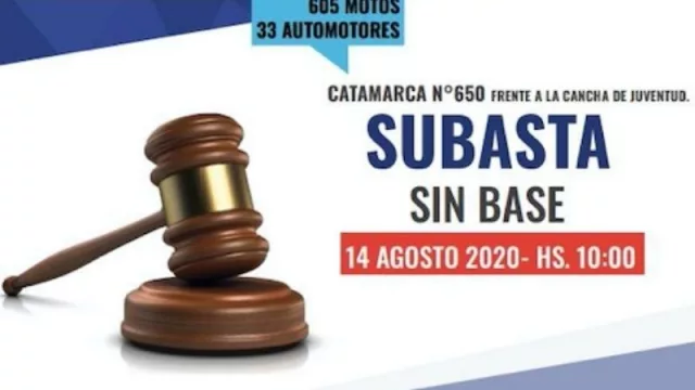 Malestar: martilleros acuden a la justicia para suspender la subasta municipal de mañana   