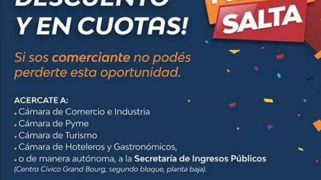 Se viene una fuerte campaña para reactivar el comercio en Salta: si tenés un negocio estás a tiempo de sumarte