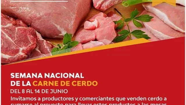 ¡Atención consumidores! Con ofertas y promociones, se viene la Semana Nacional de la Carne de Cerdo