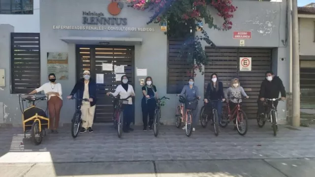 Rennius se une a Osvaldo Postigo para fomentar el uso de bicicletas entre sus empleados