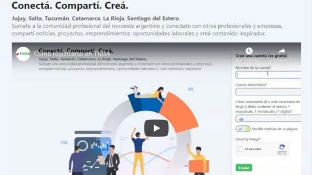 Conectá, compartí, creá en T- NOA: la nueva red social profesional del noroeste argentino