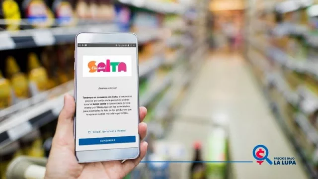“Precios bajo la lupa”, una app que ya se puede usar en Salta para controlar los precios máximos