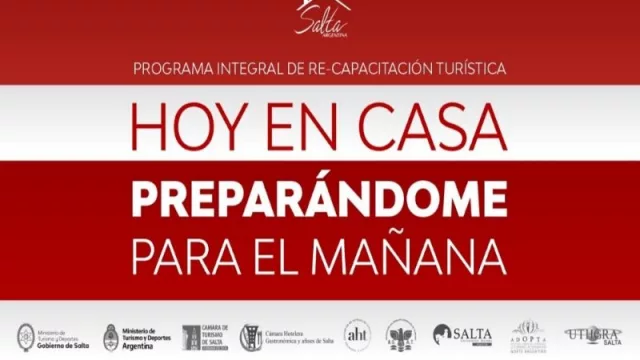 Turismo sigue con las capacitaciones virtuales para cuando se pueda retomar la actividad