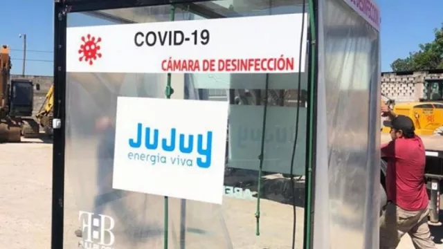 Unidos ante el coronavirus: llegan las cabinas de desinfección (¡100% jujeñas!)