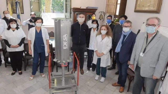 LUMI 19 en Jujuy: EJESA donó al hospital San Roque equipamiento para desinfección
