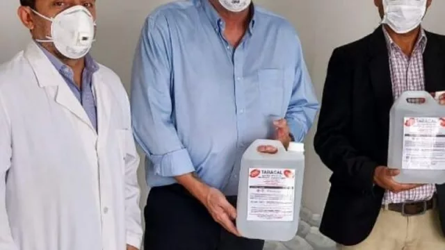 Seaboard (ex Tabacal) donó 2.700 litros de alcohol desinfectante a hospitales de la región