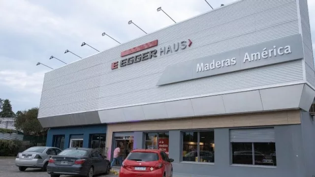 Maderas América convirtió su local de Zona Sur en un Egger Haus