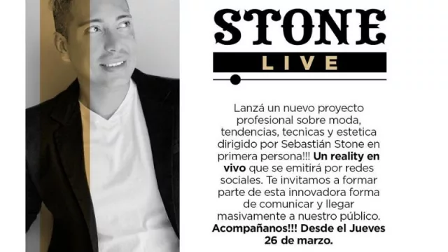 Lo nuevo de Seba Stone: se viene un reality sobre moda y tendencias  