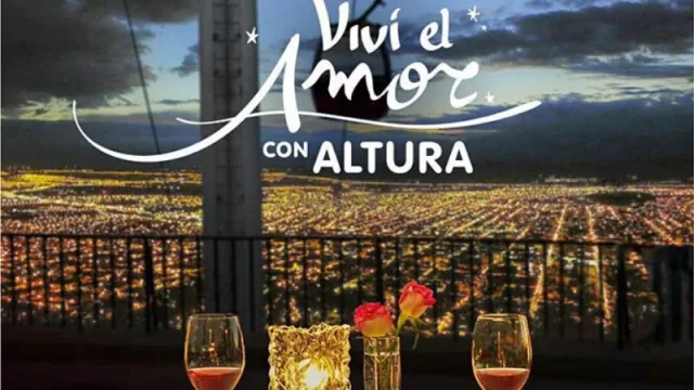 Atractiva propuesta del Teleférico para celebrar San Valentín en lo más alto de Salta