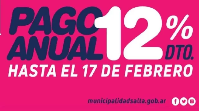 Ya está vigente el pago anual de impuestos municipales con importantes descuentos