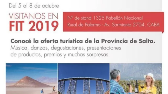 Salta no descansa en la promoción de sus atractivos turísticos: ahora estará en la FIT de Buenos Aires