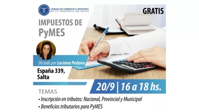 Agenda de capacitación: impuestos de pymes