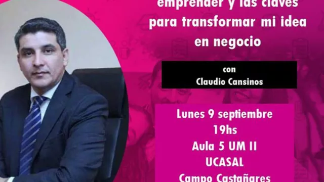 Dictarán una charla sobre emprendedurismo y claves para transformar un negocio