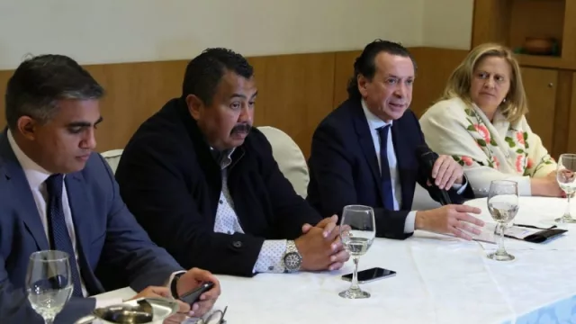Aunque se reunió con empresarios, la visita de Sica a Salta tuvo un marcado tono electoral