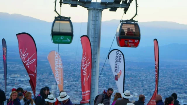 Récord de visitas: más de 57.000 personas disfrutaron del Teleférico en las vacaciones de invierno