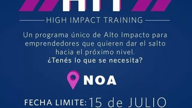 Endeavor trae al NOA el High Impact Training, ¿vos tenés lo que se necesita para llegar al siguiente nivel?