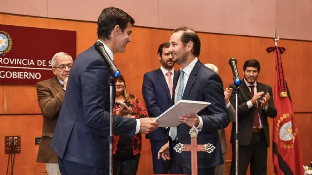 Urtubey puso en funciones a Baltasar Saravia en la jefatura de Gabinete