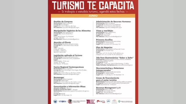 Junio trae nuevas capacitaciones gratuitas de formación en Turismo que podés aprovechar