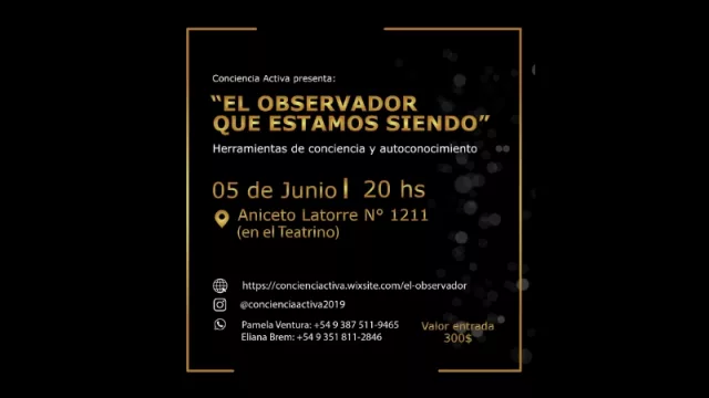 Para mirarte mejor: una charla para gestionar tus emociones y replantear tu mirada