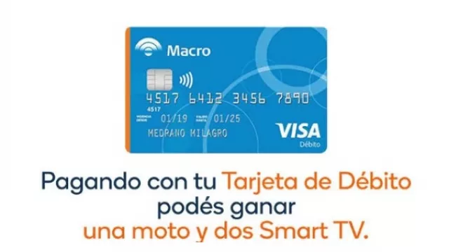 Macro retoma su campaña para promover el uso de la tarjeta de débito entre sus clientes