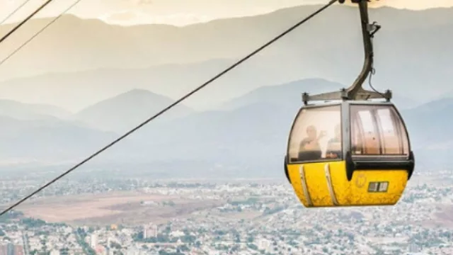 Cada vez más cerca: una comitiva de la empresa que ampliará el Teleférico recorrió la zona del proyecto Ala Delta