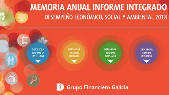 Se presentó el primer Informe Integrado 2018 de Grupo Financiero Galicia