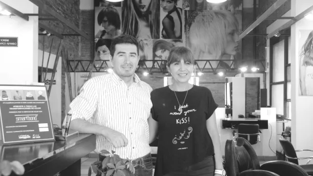 Claudia Patricia y Jorge Chuchuy, herederos de una tradición de peluqueros que sueñan en grande