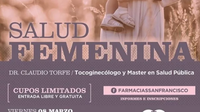 Día de la Mujer en Farmacias San Francisco: charlas y productos